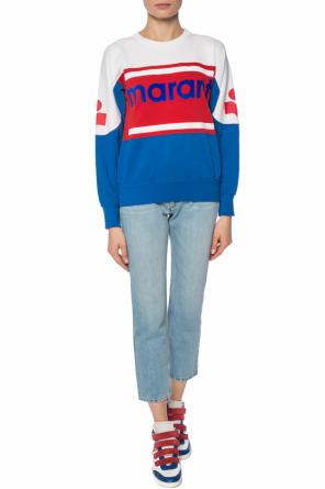 Sweatshirt with velvet logo, zdjęcie 2 Sweatshirt with velvet logo od Isabel Marant Etoile